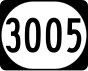 Kentucky Route 3005 signo