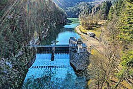 Le barrage du Refrain.