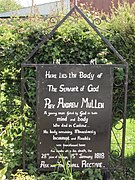 Tomb of Fr. Andrew Mullen