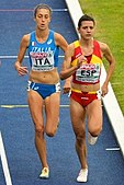 Francesca Bertoni (links) – ausgeschieden als Zwölfte in 10:01,36 min