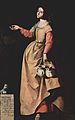 Sainte Rufine peinte par Francisco de Zurbarán