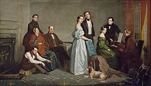 Portrait of the Hollingsworth Family, c. 1840
