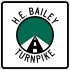 H.E. Bailey Turnpike marker
