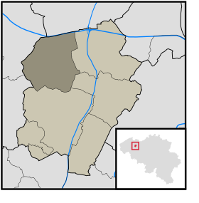 Localisation de Hansbeke