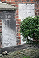 Helligåndskirken. Gravestones over Conrad Daniel Linde (1826) and the sisters Vilhelmine Charlotte Linde and Christel Linde (1847). (Nos. 17 and 25 in "Danmarks Kirker".)