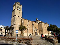 Skyline of Montijo (Ispaniya)