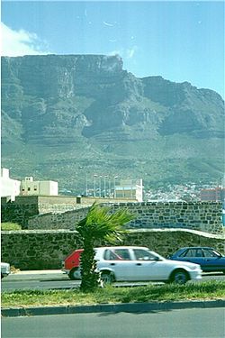 De Tafelberg boven Kaapstad