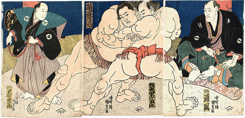 File:Kunisada Sumo Triptychon c1860s.jpg