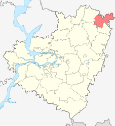 Kljavlinskij rajon – Mappa