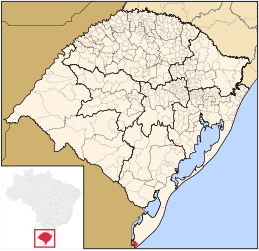 Chuí – Mappa