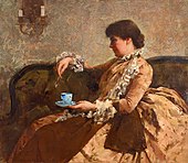 「サラ・ハロウェルの肖像」(1886)