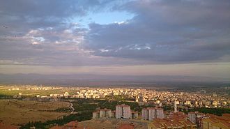 Pemandangan malam di Malatya.