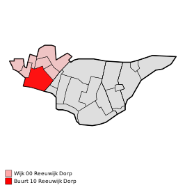 Kaart van Reeuwijk-Dorp