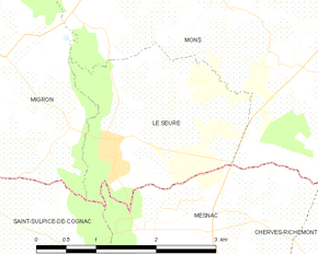 Poziția localității Le Seure