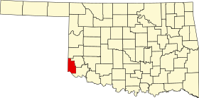 Localisation de Comté de Harmon(Harmon County)