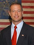 Martin O'Malley, photo portrait, visiting Maryland National Guard, June 8, 2008.jpg