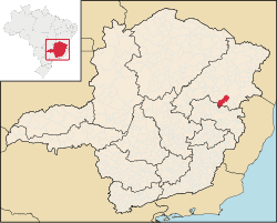 Location in Minas Gerais state