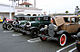 Ford Model A line-up at a car show in Huntington Beach, California.