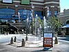 Newport on the Levee fountain.