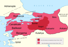 Osmanite riik Orhan I ajal (1361)