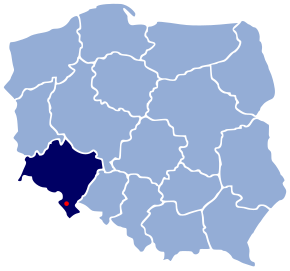 Poziția localității Polanica-Zdrój