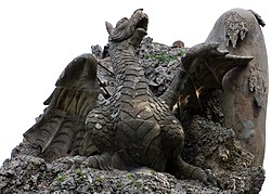Dragão nas costas do Colosso por Giovanni Battista Foggini
