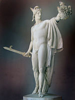 Perseu amb el cap de Medusa, c. 1800, Antonio Canova, inspirat en l'Apol·lo de Belvedere.