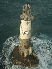 Le phare d'Ar-Men en 2011.