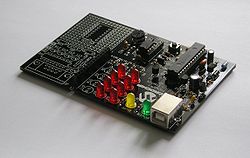 A development board for low pin-count MCU, from Microchip