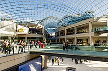 Trinity Leeds is Leeds's largest shopping centre and one of the largest in Europe. Pinnacle, Leeds 16.jpg