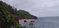 Plage naturiste de Sainte-Rose vue de la pointe du Morne Rouge