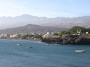 Vista geral de Porto Novo.