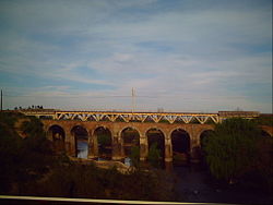 Puente sobre el río Pangue