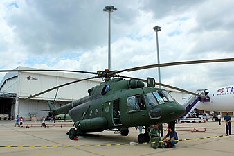 Mil Mi-17 V5 vid en flyguppvisning vid Don Mueang Air Force Base.