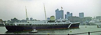 Royal Yacht Britannia, The Thames, London