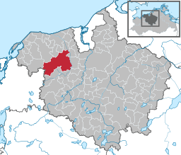 Läget för kommunen Satow i Landkreis Rostock