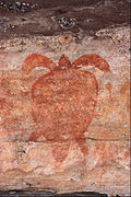 Sea turtle in Aboriginal rock art, 1600–1900