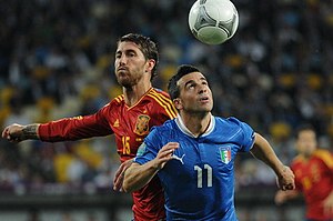 Sergio Ramos and Antonio Di Natale Euro 2012 final 01. jpg