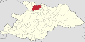 Localizarea orașului in județul Maramureș