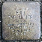 Stolperstein für Kurt Windmüller