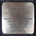 Stolperstein für Adolf Lembach