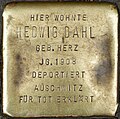 Stolperstein für Hedwig Dahl (Ubierring 12)