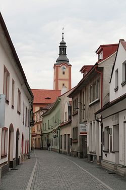 Klostermannova ulice v historickém centru