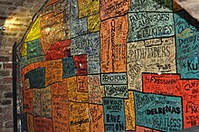 The Cavern Club wall, Mathew Street, Liverpool, 2011.jpg