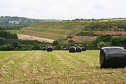 Wheal Jane Tailings Dam, West Cornwall, England The Wheal Jane Tailings Dam - geograph.org.uk - 845826.jpg