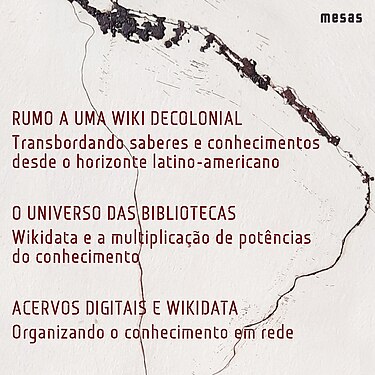 Divulgação de mesas