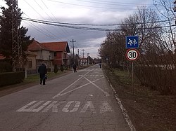 Donja Trnava, main street