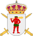 Coat of the arms of the Västerbotten Regiment (I 20/Fo 61) 1994–2000 and the Västerbotten Group (Västerbottensgruppen) 2000–present.