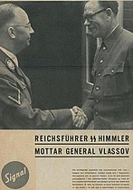 Le général russe Andreï Vlassov et Heinrich Himmler, 1943