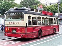 開業時の初代車両 日野・レインボーHR（9m車） 4-3773号車